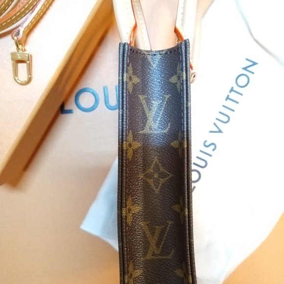 LOUIS VUITTON M69442 PETIT SAC PLAT in monogram -- BRAND NEW - Picture 6 of 10